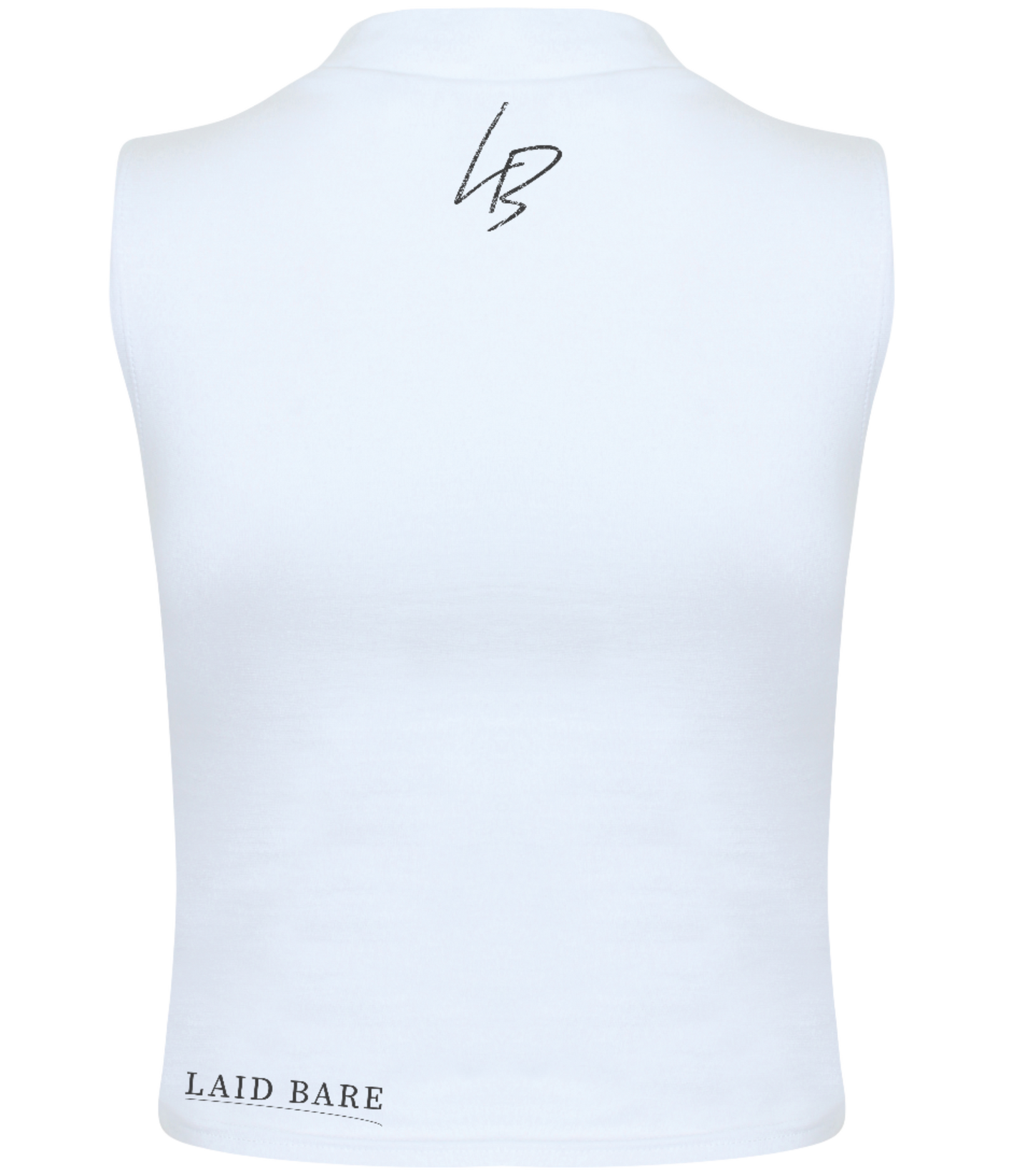 The Anon Volumes Laid Bare Lady High Neck Tank Top